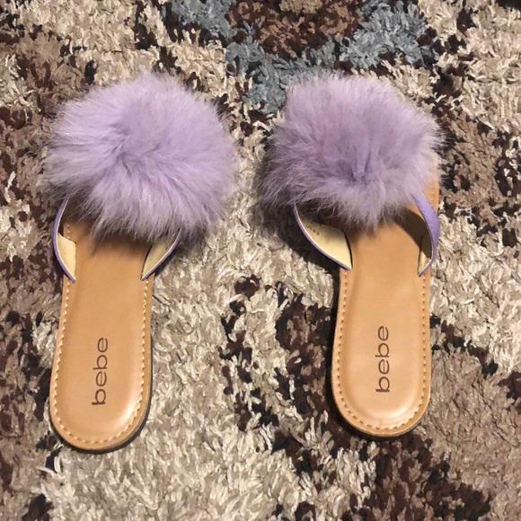 bebe pom pom sandals